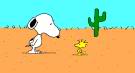 Snoopy en desierto